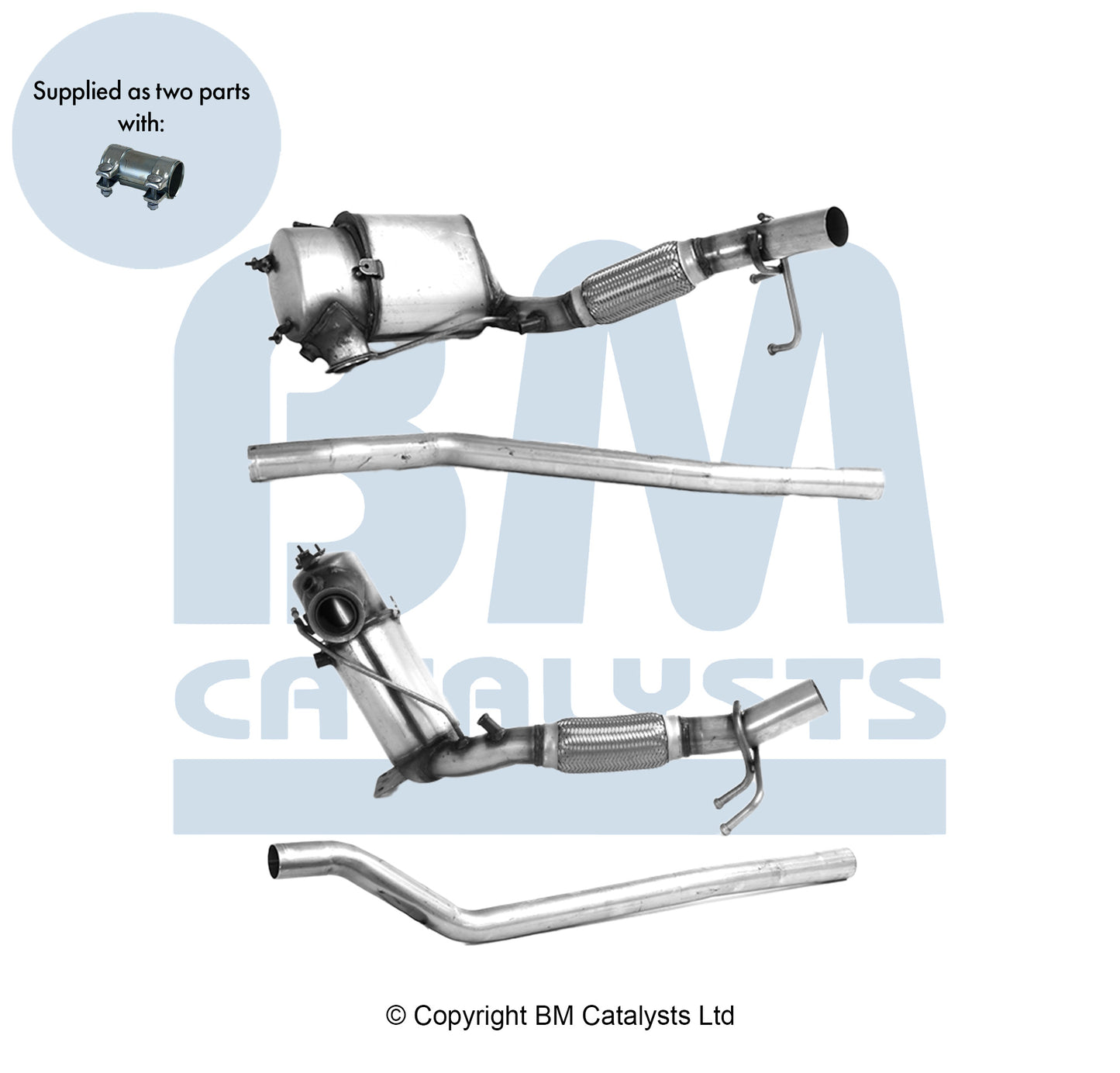 (Homologiert Diesel Kat & DPF für AUDI Drittes Quartal 2L Diesel | Euro 5 | OEM: 5N0254700EX
