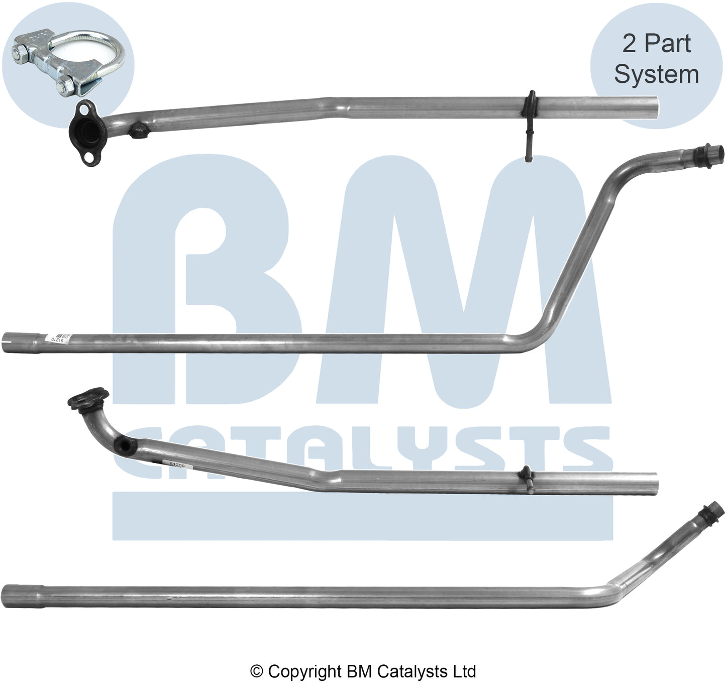 Verbindungsrohr für CITROEN C1 1L Benzin | Euro 4 oder 5 | OEM: 1717CY
