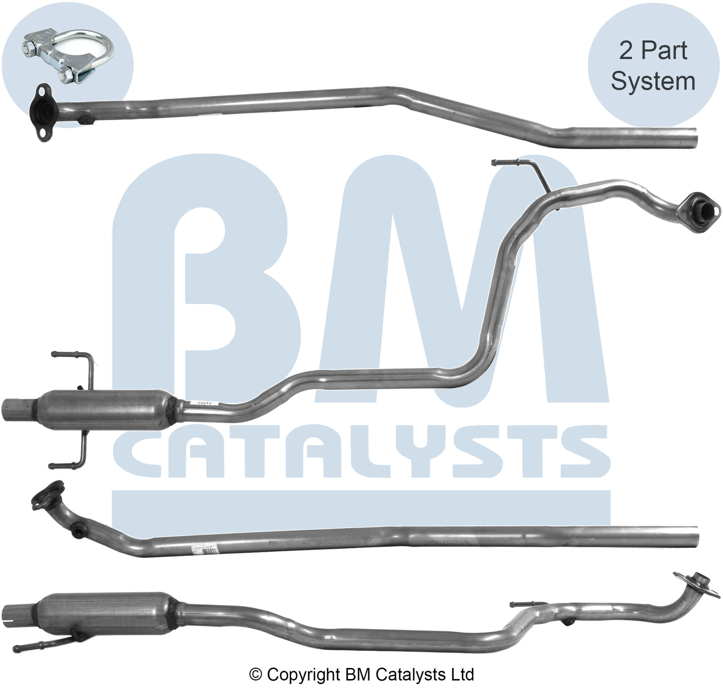 Verbindungsrohr für TOYOTA YARIS 1L Benzin | Euro 4 | OEM: 1741040110