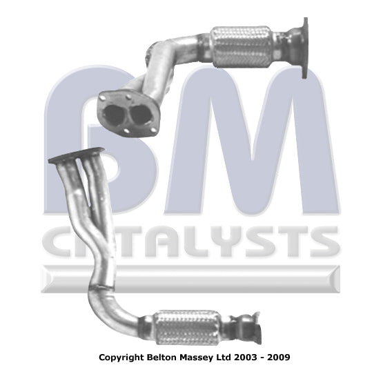 Vorderrohr für FIAT PUNTO 1.6L Benzin | Euro 2 | OEM: 7691880