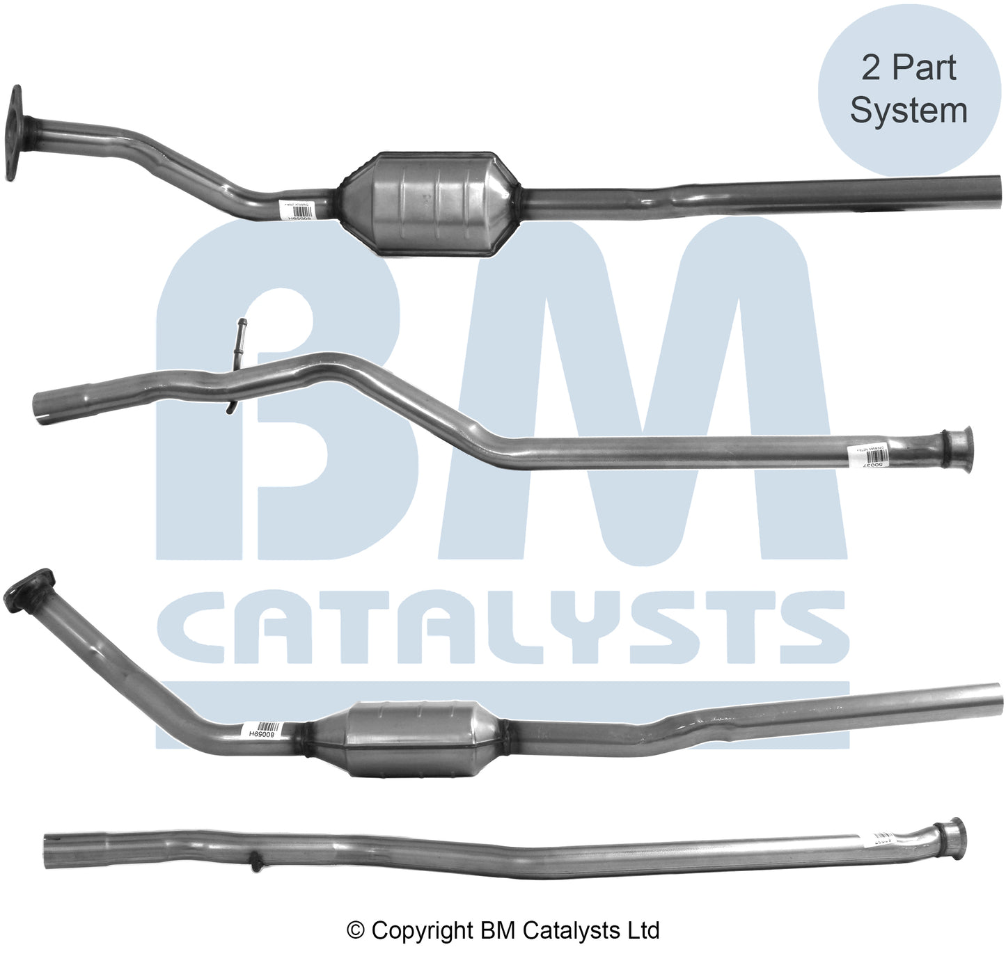 Homologiert Diesel Kat für CITROEN BERLINGO 1.9L Diesel | Euro 2 | OEM: 1705AC
