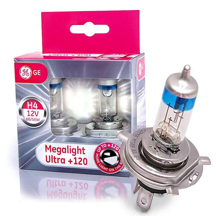 H4 12V 60/55W P43t MegaLight Ultra +120% 2 St. GE