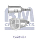 SiC-DPF für CITROEN C8 2L Diesel | Euro 3 oder 4 | OEM: 1611323580