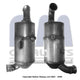 Homologiert Diesel Kat & SiC DPF für CITROEN BERLINGO 1.6L Diesel | Euro 4 | OEM: 173833