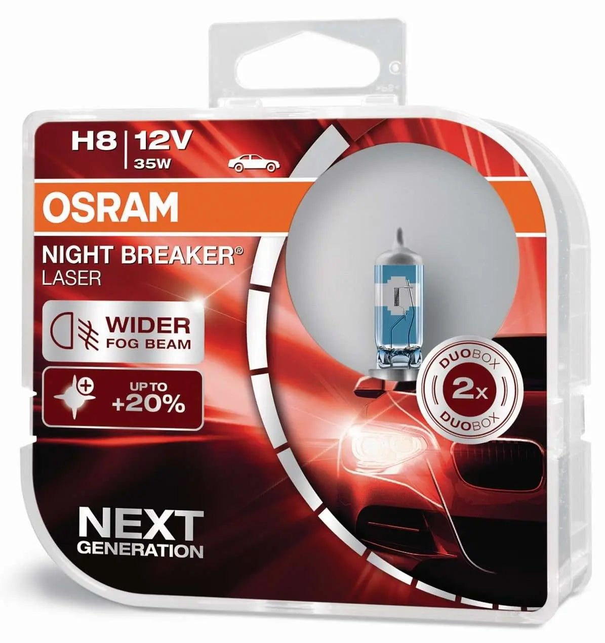 Autoteile 2x H8 12V 35W PGJ19-1 NIGHT BREAKER® LASER +150% mehr Helligkeit 2 St. OSRAM bei Autoteile TRUST