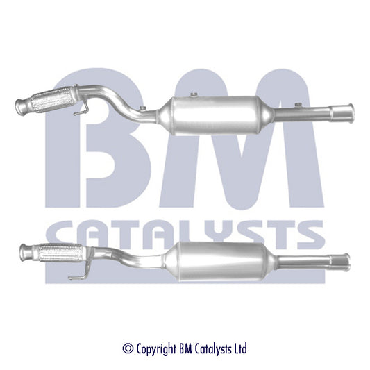 Homologiert Diesel Kat & SiC DPF für CITROEN C8 2L Diesel | Euro 5 | OEM: 1440013780
