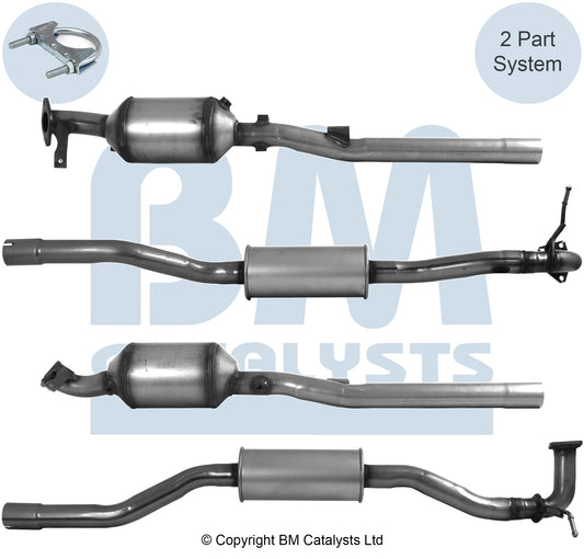 Homologiert Diesel Kat & DPF für CITROEN C4 AIRCROSS 1.8L Diesel | Euro 5 | OEM: 1570B201
