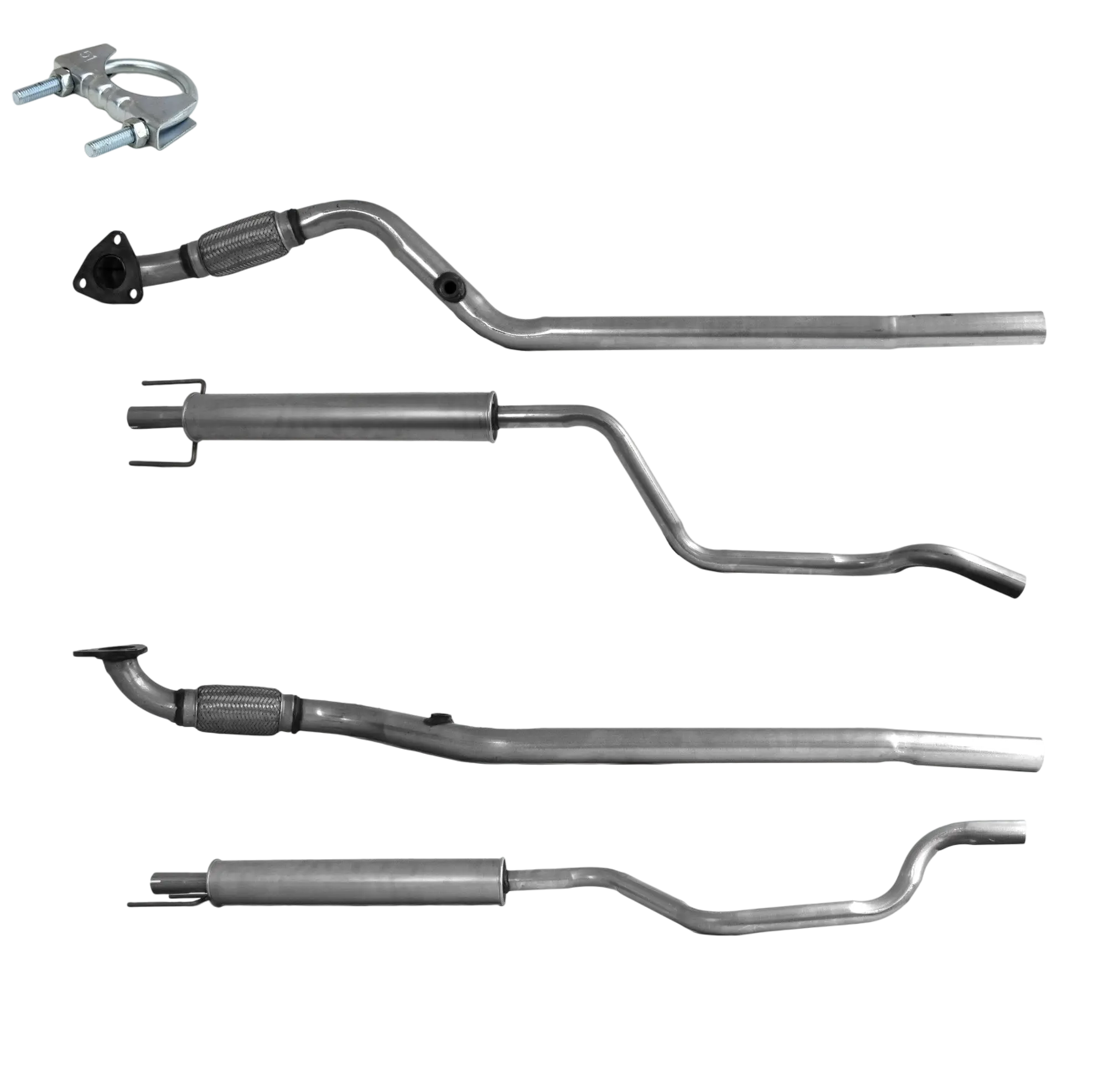 Autoteile BM CATALYSTS Abgasrohr für OPEL MERIVA A 1.6L Benzin | Euro 3 oder 4 | OEM: 5852199 bei Autoteile TRUST