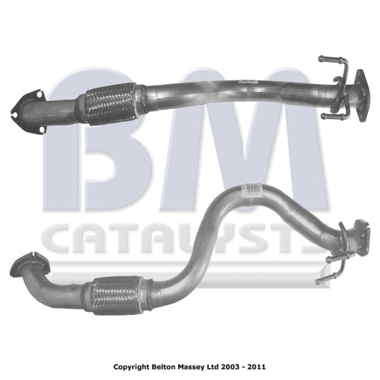 Verbindungsrohr für SITZ ALTEA 1.4L Benzin | Euro 4 oder 5 | OEM: 1K0254304C