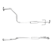 Autoteile BM CATALYSTS Abgasrohr für ROVER 45 1.4L Benzin | Euro 3 | OEM: GEX33739 bei Autoteile TRUST