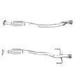 Autoteile BM CATALYSTS Abgasrohr für HYUNDAI GETZ 1.1L Benzin | Euro 3 | OEM: 286101C020 bei Autoteile TRUST