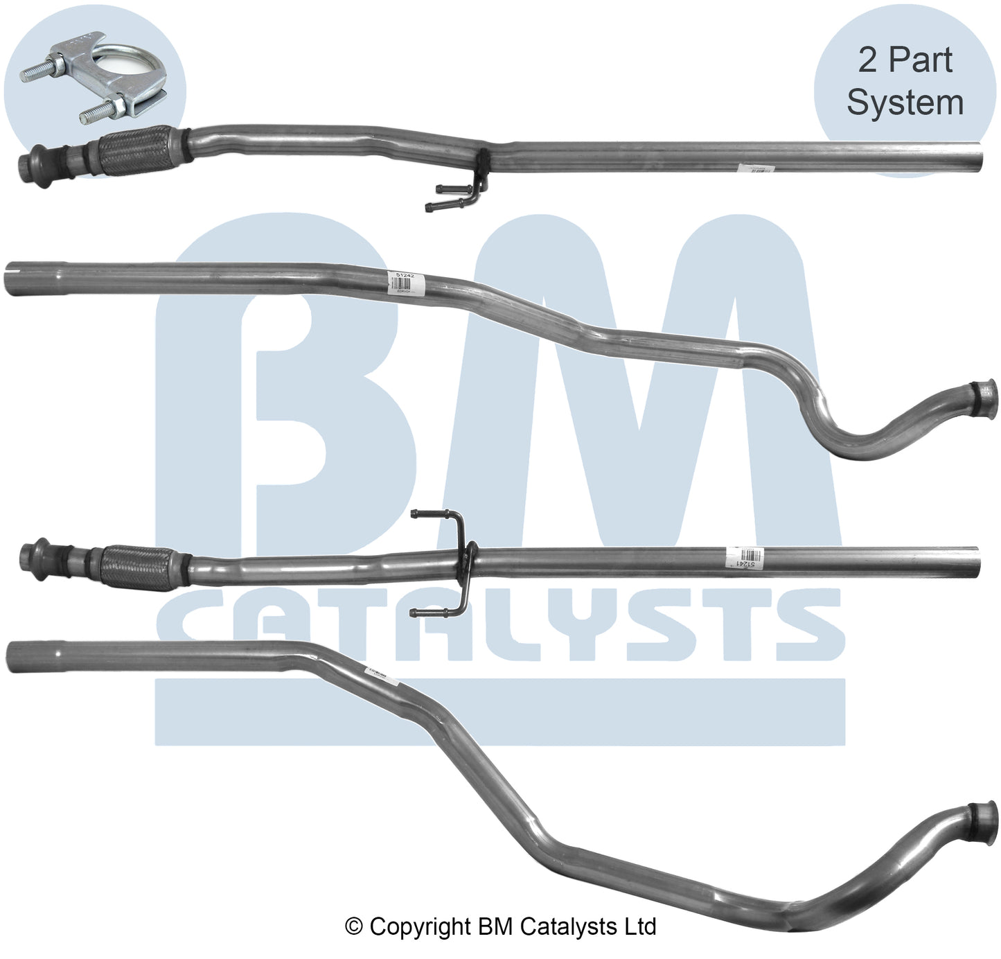 Verbindungsrohr für PEUGEOT 206SW 1.4L Diesel | Euro 3 oder 4 | OEM: 1607341080