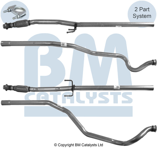 Verbindungsrohr für PEUGEOT 206SW 1.4L Diesel | Euro 3 oder 4 | OEM: 1607341080