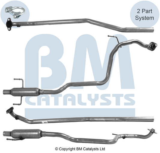Verbindungsrohr für TOYOTA YARIS 1L Benzin | Euro 4 | OEM: 174100Q020
