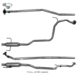 Autoteile BM CATALYSTS Abgasrohr für TOYOTA YARIS 1L Benzin | Euro 4 | OEM: 174100Q020 bei Autoteile TRUST
