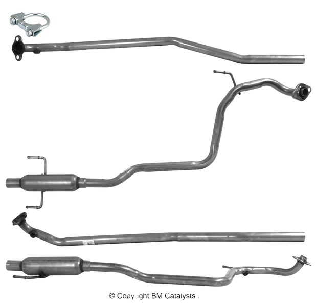 Autoteile BM CATALYSTS Abgasrohr für TOYOTA YARIS 1L Benzin | Euro 4 | OEM: 174100Q020 bei Autoteile TRUST