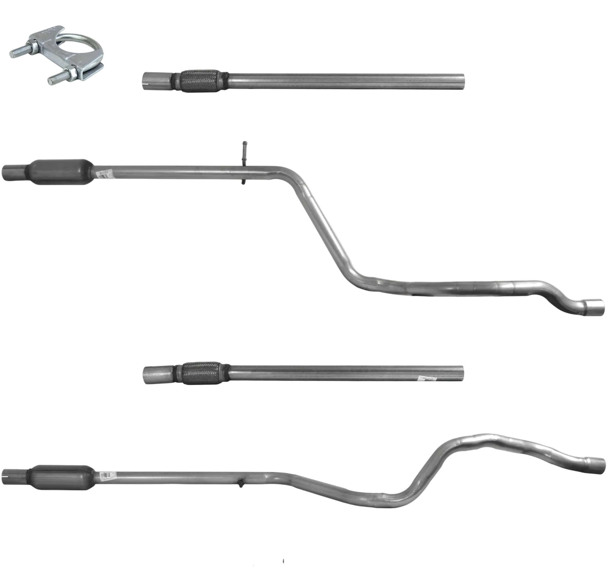 Autoteile BM CATALYSTS Abgasrohr für FIAT 500 1.2L Benzin | Euro 6 | OEM: 52041058 bei Autoteile TRUST