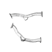 Autoteile BM CATALYSTS Abgasrohr für SKODA HERVORRAGEND 2L Diesel | Euro 4 | OEM: 3U0254350 bei Autoteile TRUST