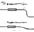 Autoteile BM CATALYSTS Abgasrohr für OPEL MERIVA B 1.4L Benzin | Euro 5 oder 6 | OEM: 95507077 bei Autoteile TRUST