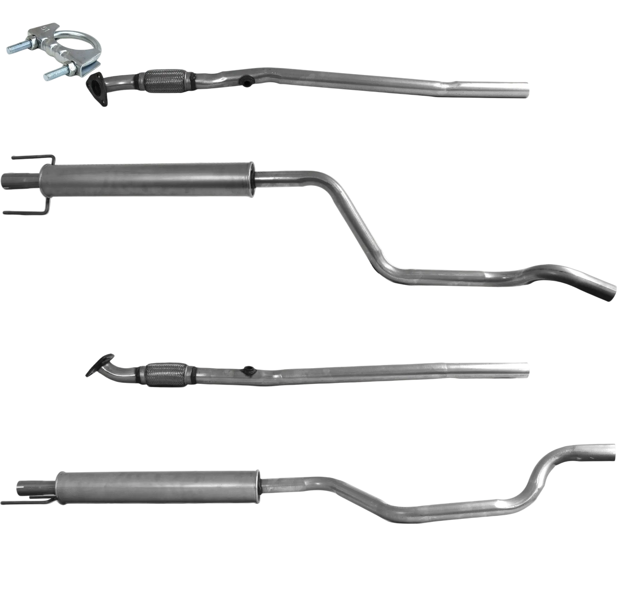 Autoteile BM CATALYSTS Abgasrohr für OPEL MERIVA A 1.4L Benzin | Euro 4 | OEM: 13107573 bei Autoteile TRUST