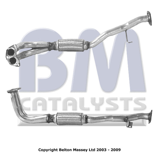 Vorderrohr für HYUNDAI LANTRA 1.6L Benzin | Euro 2 | OEM: 2860028210