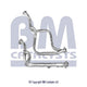 Vorderrohr für RENAULT SPAZIERGANG 2.9L Benzin | Euro 2 | OEM: 6025101191