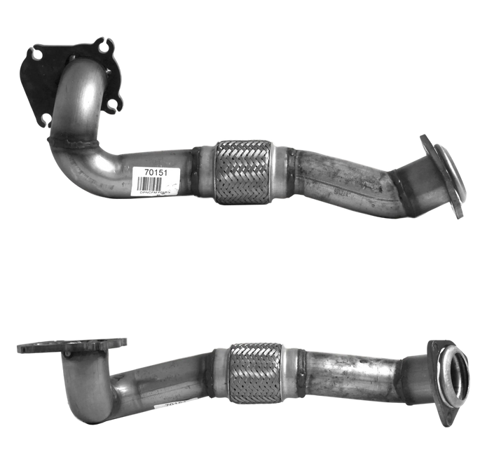 Autoteile BM CATALYSTS Abgasrohr für SEAT CÓRDOBA 1.9L Diesel | Euro 2 | OEM: 1H0253091AC bei Autoteile TRUST