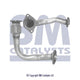 Vorderrohr für RENAULT MEGANE 1.9L Diesel | Euro 2 oder 3 | OEM: 36983090