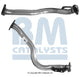 Vorderrohr für AUDI 80 2L Benzin | Euro 2 | OEM: 1263550