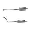 Autoteile BM CATALYSTS Abgasrohr für CITROEN DISPATCH 1.9L Diesel | Euro 2 | OEM: 1705NS bei Autoteile TRUST