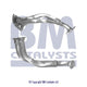 Vorderrohr für OPEL ASTRA F 1.4L Benzin | Euro 2 | OEM: 90500837