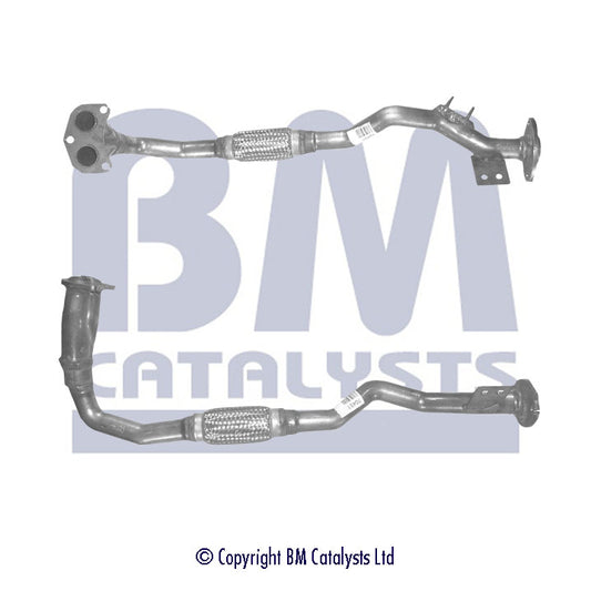 Vorderrohr für TOYOTA BLUMENKRONE 1.3L Benzin | Euro 2 | OEM: 1741011610