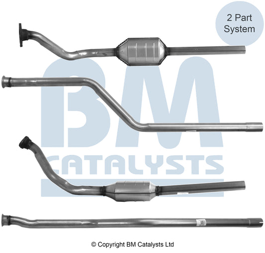 Homologiert Diesel Kat für CITROEN XSARA 1.9L Diesel | Euro 2 | OEM: 17050000000