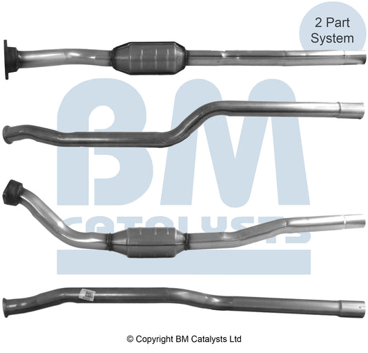 Homologiert Diesel Kat für CITROEN XANTIA 2L Diesel | Euro 2 | OEM: 1705GX