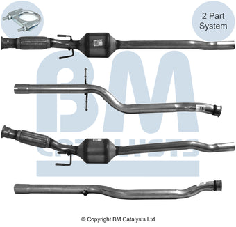 compare product Homologiert Diesel Kat für CITROEN C5 2L Diesel | Euro 3 | OEM: 1705NJ