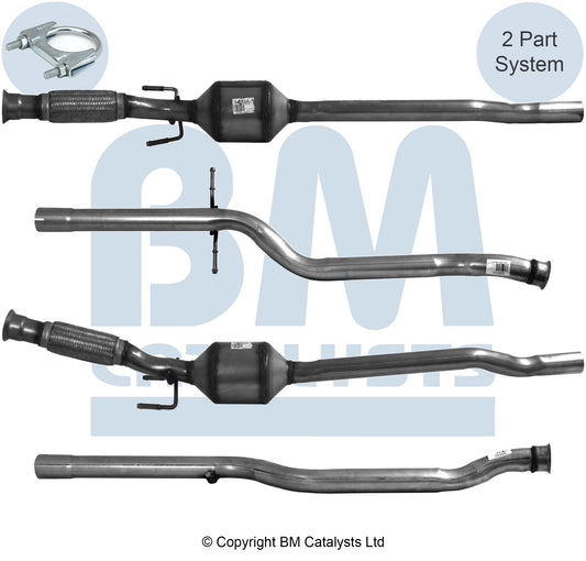 Homologiert Diesel Kat für CITROEN C5 2L Diesel | Euro 3 | OEM: 1705NJ