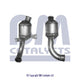 Homologiert Diesel Kat für CITROEN C1 1.4L Diesel | Euro 4 | OEM: 1706A6