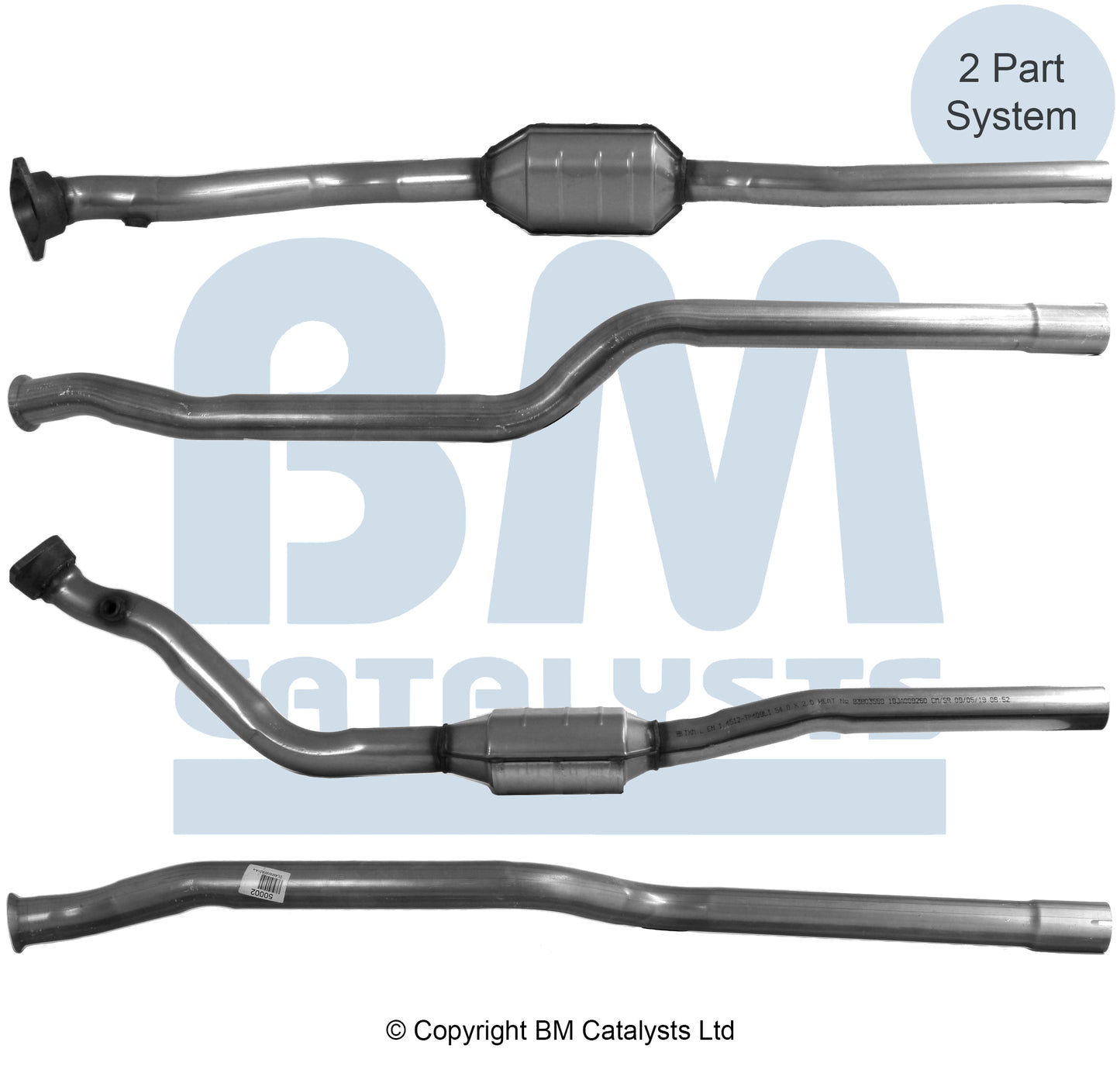 Homologiert Benzin Kat für CITROEN XANTIA 1.8L Benzin | Euro 2 | OEM: 1705G1