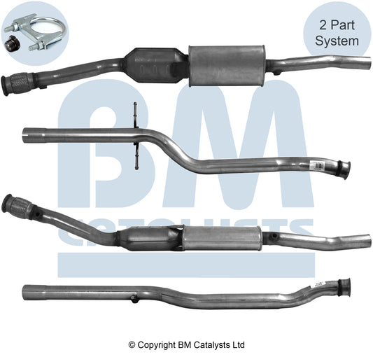 Homologiert Benzin Kat für CITROEN C5 1.8L Benzin | Euro 3 | OEM: 1705HX