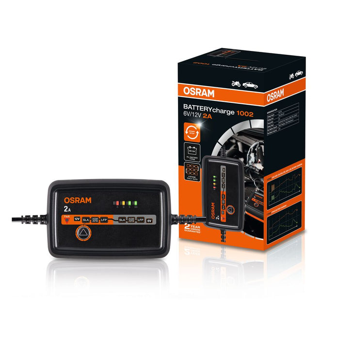 BATTERYcharge 1002 Smart-Ladegerät 2A 6/12V  OSRAM