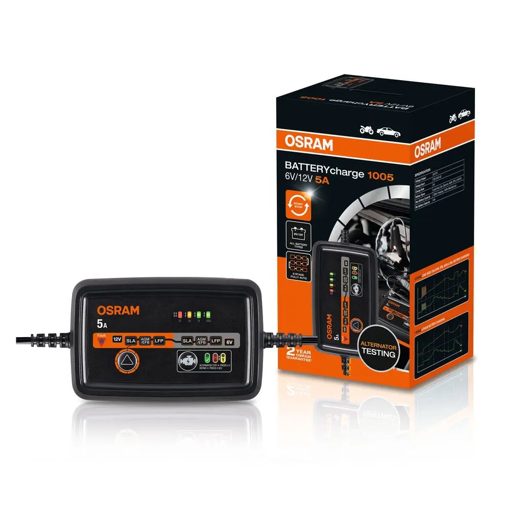 BATTERYcharge 1005 Smart-Ladegerät 5A 6/12V  OSRAM