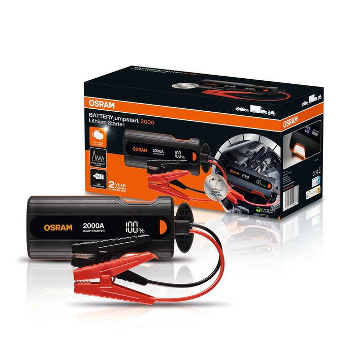 BATTERYjumpstart 2000 Starthilfe 2000A 12V  OSRAM