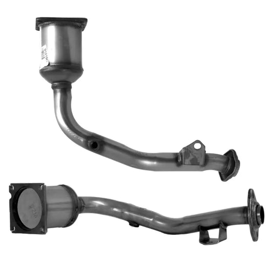 Zwei metallische Katalysatoren für CITROEN C2 1.4i 16v ET3J4 Dieselpartikelfilter Baujahr 06