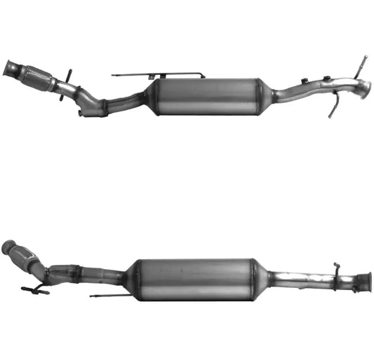 Zwei Katalysatoren mit Rohren für Citroen Spacetourer DW10FD Kfz-Teile