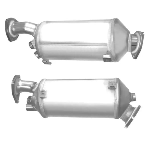 Zwei silberne Katalysatoren für Dieselpartikelfilter DPF, 8E0131703T, in England hergestellt