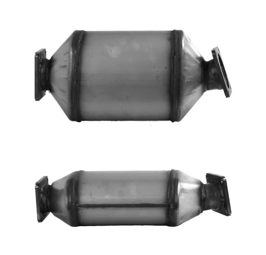 Zwei metallische Katalysatoren für Dieselrußpartikelfilter BMW X5 E53 M57D30 2003-2006