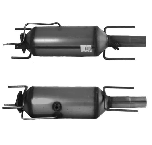 Zwei metallische Katalysatoren mit Halterungen für Opel Vectra Z19DT Motor, modernster Technologie