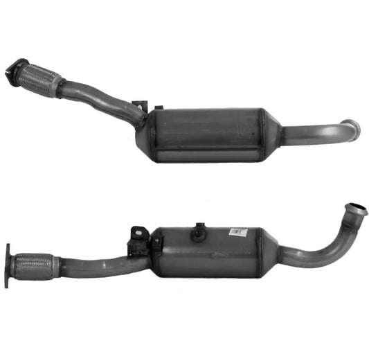 Zwei Katalysatoren für DPF für Nissan Primastar 2 Diesel M9R Motor kat dpf kombiniert