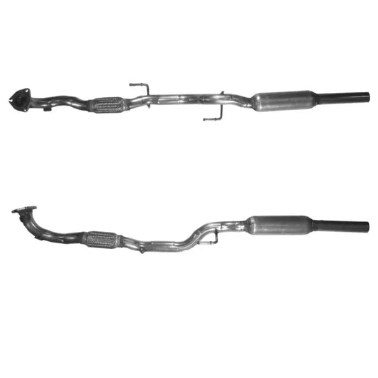 Zwei Auspuffrohre für Seat Ibiza 1.2i BBM mit modernster Technologie, Artikel 5Z0253059F
