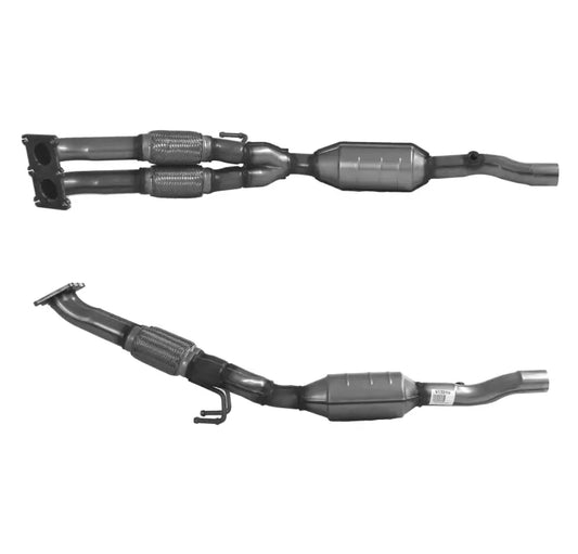 Zwei Katalysatoren mit Flexrohren für VW Caddy 1K0254500BX, BSF Motoren